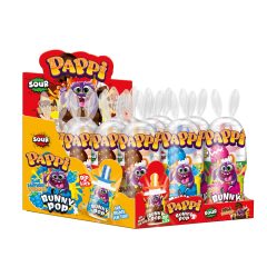 Pappi - Bunny Pop (3 féle: Eper, Málna, Cola) 32g