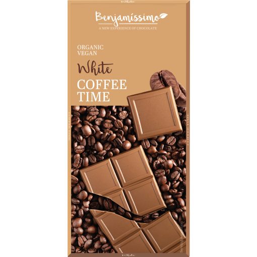 Benjamissimo BIO Fehér Csokoládé Kávéval 70g