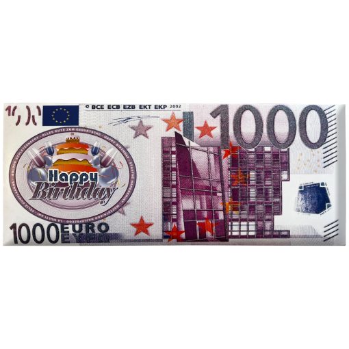 Fikar - Tejcsokoládé érmék - Szülinapos 1000 Euro 60g