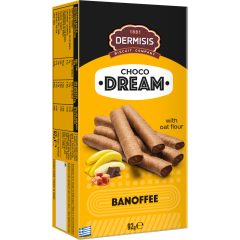 Dermisis Choco Sticks - Banános Karamellkrémes ostya 92g