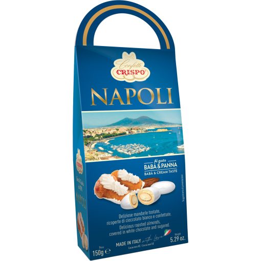 Crispo - Drazsé - Napoli - Babá e Panna ízesítésű Mandula Drazsé 150g