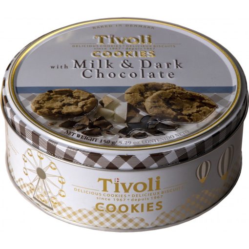 Tivoli Tej és Étcsokoládés kekszek FD 150g